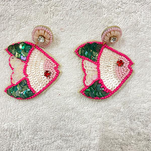 Pendientes de Aro con Cuentas Hechos a Mano, Ligeros, Únicos, Joyería de Moda, Accesorios para Mujer, Oro 24K - Product Image 6