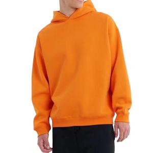 Sweat-shirt à capuche personnalisé en gros, design de logo personnalisé, qualité supérieure, tissu French Terry, impression sérigraphique personnalisée, sweat-shirt à capuche court 500 g/m² - Product Image 1