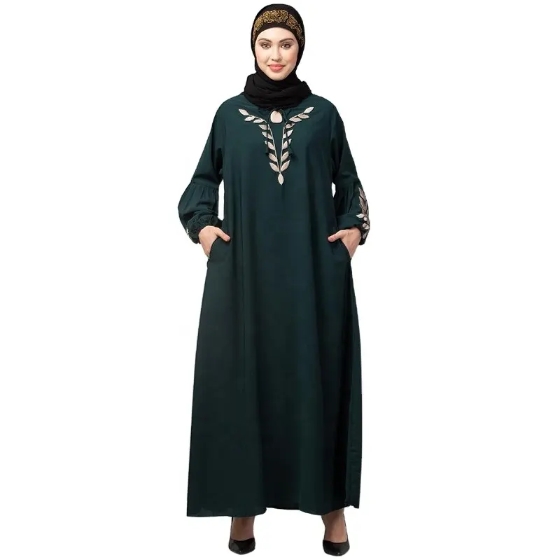 Kualitas Premium mode Modern Set cocok sifon Kimono Dubai Turki Kaftan gaun Muslim terbuka Abaya dengan harga grosir OEM