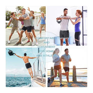 กางเกงบาสเก็ตบอลผู้ชายสไตล์เรโทรลำลอง มีกระเป๋า ผ้าตาข่าย ระบายอากาศ สำหรับออกกำลังกาย เล่นกีฬา ฝึกซ้อม มีเชือกผูก ลายเรียบ - Product Image 2