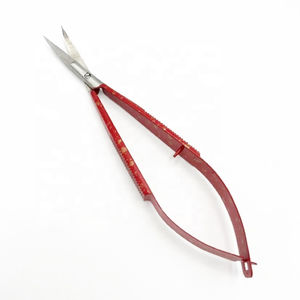 Tijeras para cutículas y cejas de corte de precisión Premium, diseño antideslizante de acero inoxidable puntiagudo para pestañas cómodas - Product Image 3