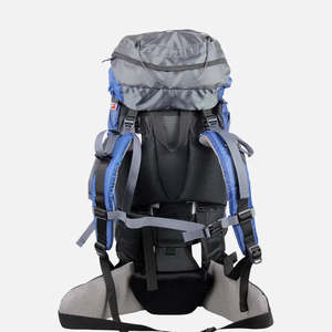 Mochila de Viaje de 60L con Marco Interno y Cierre de Cremallera, Diseño Coyote, Forro de Poliéster y Nailon, Estilo Casual para Ciclismo - Product Image 3