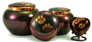 โกศหรูหราสำหรับสัตว์เลี้ยงขี้เถ้าอุ้งเท้าพิมพ์โกศสำหรับสัตว์โลหะขนาดปรับแต่งอุปกรณ์งานศพขายส่ง - Product Image 2