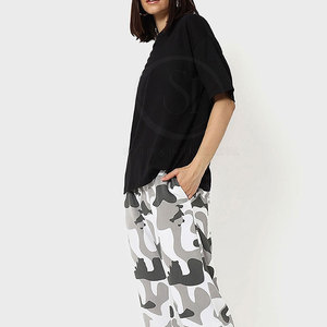 Camisetas de algodón informales para mujer más vendidas, recién llegadas, tallas grandes, opción de talla grande, patrón impreso, técnicas lisas para verano - Product Image 3