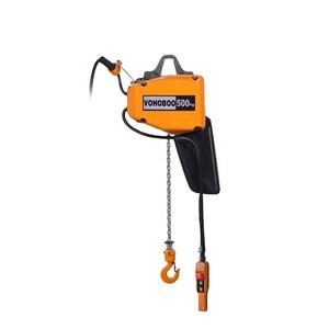 Katrol rantai Listrik tipe EQ 0,25 ton 0,5 ton 1ton 2ton tipe tetap - Product Image 1