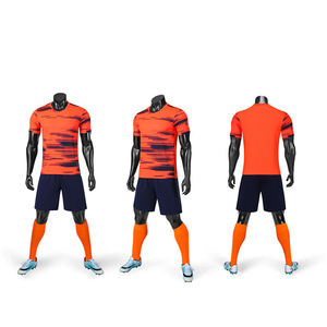 2024 adulte et enfant maillots de Football ensemble vêtements de sport d'équipe enfants Football professionnel personnalisé équipe Football uniforme - Product Image 5