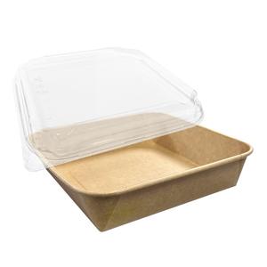 Boîte alimentaire jetable en papier kraft avec logo personnalisé de Taïwan, boîte à emporter écologique - Product Image 1