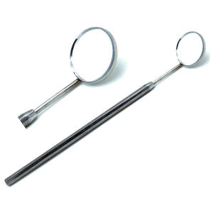 10 Espejo de examen dental 5 Mango Octágono de diagnóstico Instrumentos Premium - Product Image 2