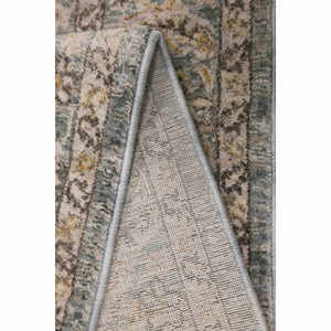 Handmade Classic Polyester Rectangle Hallway <b>Rug</b> Vintage <b>Grey</b> Elegance for Living Room <b>Bedroom</b> Teen Spaces - Product Image 3