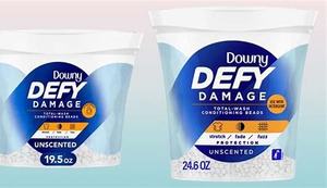 Downy DEFY Damage Total-Wash Conditioning Beads 22.9 Ounce Fresh Lavender Fragrance Poudre adoucissante jetable avec forme solide - Product Image 5