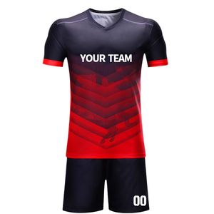 Camiseta de Fútbol Personalizada Unisex para Adultos con Impresión por Sublimación, 100% Poliéster Transpirable y de Secado Rápido, Nombres y Números de Jugadores/Equipos Personalizados - Product Image 1
