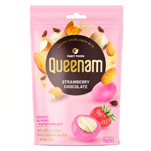 Chocolat en dragées de qualité supérieure, de qualité supérieure, chocolat au cacao, OEM/ODM HALAL 150G, amandes enrobées de fraises, noix de macadamia, en-cas - Product Image 1