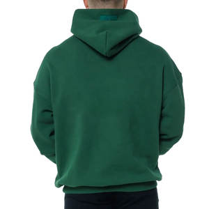 Sudadera con capucha y estampado de abullonado personalizado unisex, ropa de calle de invierno de algodón pesado, fabricante de ropa de hombre con logotipo teñido liso XL - Product Image 4