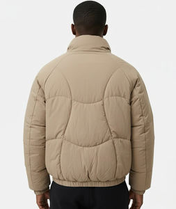 Veste d'hiver unie pour homme, chaude et épaisse, avec logo personnalisé, doudoune par Antique Fashion - Product Image 3