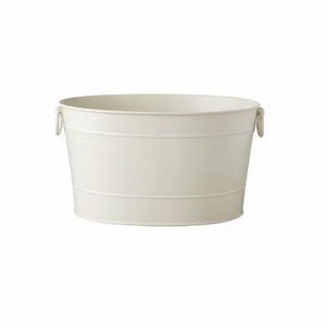 Hielera de Metal con Acabado Plateado Antiguo, Enfriador de Bebidas con Asa Lateral, Enfriador de Vino para Hoteles, Fiestas y Bares - Product Image 4