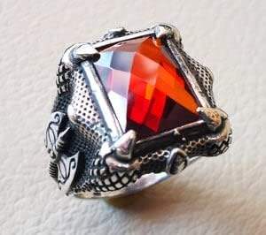 Wholesale <b>Mens</b> <b>Ring</b> New Arrival Natural Red Garnet Gemstone January Birthstone Heavy <b>Mens</b> <b>Ring</b> Jewelry 925 Sterling <b>Silver</b> <b>Ring</b> - Product Image 3