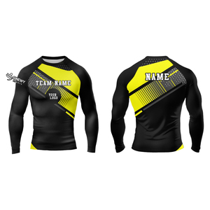 Rashguard à manches longues de meilleure qualité Compression à séchage rapide Chemises BJJ et MMA Tissu et Spandex pour adultes - Product Image 3