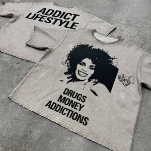Camisetas Personalizadas para Hombre, Sublimadas, Mezcla de Poliéster/Algodón, Manga Corta, Tejido de Punto, Suaves, Transpirables, OEM, Verano, Casuales, Lisas - Product Image 1