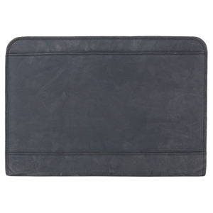 A4 Genuine Leather Conference <b>Folder</b> Leather <b>Portfolio</b> <b>Folder</b>, Gray Customizable - Product Image 4