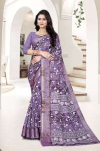 Exclusiva moda Georgette blusa Sari diseñador indio étnico impreso nupcial Saree para adultos última fiesta desgaste Boutique - Product Image 2