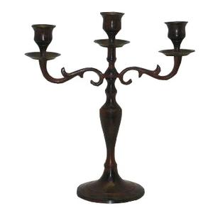 Candelabro decorativo con acabado plateado de diseño atractivo para el hogar, hotel, catering y accesorios de decoración. - Product Image 6