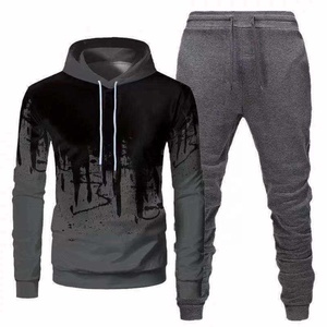 Survêtement pour homme sur mesure, de haute qualité, manches longues avec cordon de serrage, uni, confortable, décontracté, vêtements d'hiver - Product Image 5