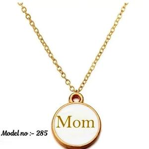 สร้อยคอจี้สแตนเลสสุดหรูดีไซน์เครื่องประดับที่หรูหราสำหรับคุณแม่พร้อมจำหน่ายในราคาโรงงานจากผู้ผลิตอินเดีย - Product Image 4