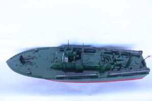 ผู้ผลิต Gia Nhien ออกแบบเองเรือจอบเรือลาดตระเวน PT-109 เรือโมเดลไม้ - โมเดลเรือไม้คุณภาพสูง - งานฝีมือ - Product Image 2