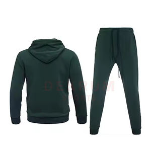 Nouveau design, survêtements en coton éponge pour hommes, grande taille, hiver, couleur unie, décontracté, écologique, respirant, manches longues - Product Image 3