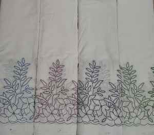 ผ้าปักลายผ้าแจ็คการ์ดผ้าฝ้าย100% แบบนอนวูฟเวนผ้านิ่มระบายอากาศได้ดีวัสดุตกแต่งเสื้อผ้าสำหรับผู้หญิงที่บ้าน - Product Image 4