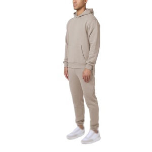 OEM Men's Solid Lightweight Acid Wash Hoodie and Sweatpants Custom Drop Shoulder Autumn <b>Tracksuits</b> for Adults Leisurewear - Product Image 5