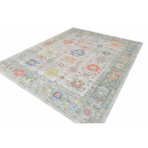 Meilleurs tapis Oushak modernes faits à la main en laine, motif floral, pour la décoration intérieure indienne, lavables, antimicrobiens, adaptés aux animaux domestiques, antidérapants, taille moyenne - Product Image 3