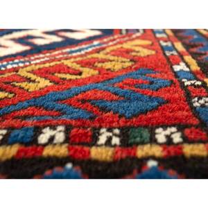 Alfombras de Lana Anudadas a Mano Aalam, Diseño Geométrico Abstracto Rojo y Naranja, Rectangulares de 9x12, para Pasillo, Dormitorio, Paem-276 - Product Image 3