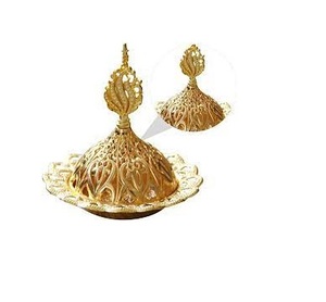 Hermoso estilo exquisito nuevo personalizado cerámica portátil hogar incienso palo titular lujo incienso quemador Metal incienso quemador - Product Image 3