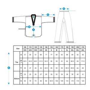 Uniforme de Artes Marciales de Primera Calidad, Uniforme de Taekwondo Personalizado OEM de Alta Calidad, Conjuntos de Kimono de Karate Premium Unisex de Poliéster y Algodón - Product Image 5