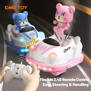 New Light Spray Music Blue Pink Bumper Radio Rc Cars Wi-Fi Juguetes 6 canales Control remoto Batalla competitiva entre padres e hijos - Product Image 4