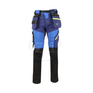 Pantalon de travail réfléchissant en molleton de coton pour hommes et femmes, sécurité ANSI Classe 1, LED clignotante, séchage rapide, respirant, chaud pour l'extérieur - Product Image 2