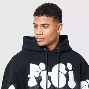 Sweat à capuche surdimensionné tendance 100% coton polaire lourd Street Style - Product Image 2