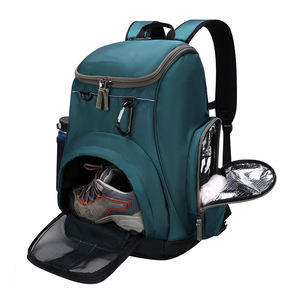 Bolsa de Baloncesto de Viaje con Cremallera y Paneles de Poliéster Impermeable de Alta Calidad, Colores Personalizados, Logotipo, Servicio OEM, Capacidad de 20-37L - Product Image 3