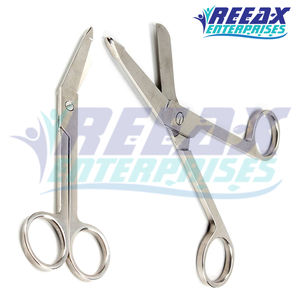 Ciseaux à bandage Lister Instruments chirurgicaux de base 18cm Utilisation en hôpital Ciseaux à pansement chirurgical par REEAX ENTERPRISES - Product Image 6