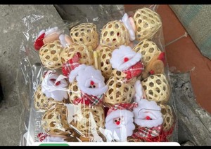 Linterna de bambú de estilo vintage, pieza única hecha a mano para vacaciones y fiestas - Product Image 4