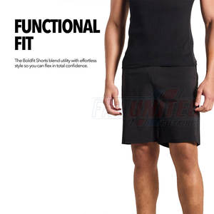 Men's Casual High Performance Dual <b>Layer</b> Gym Shorts Side Slits Solid Nonwoven Quick Dry Easy Movement for Fitness Enthusiasts - Product Image 5
