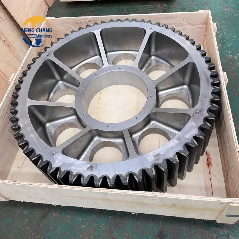 China professional Factory Customizable big gears forging steel large gear large spur gear for Large mechanical