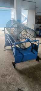 Machine de criblage de sable rotative avec tamis de type tambour pour la séparation du sable, du sol et des agrégats sur les chantiers de construction - Product Image 3