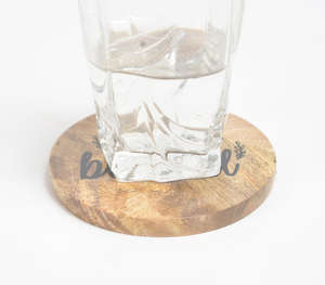 Posavasos Rústico de Madera Natural con Borde de Corteza, Redondo, para Servir, Salvamanteles Pequeño, Base para Manualidades, Venta al por Mayor para Cocina y Hogar - Product Image 2