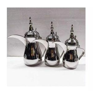 Cafetera árabe de Metal de estilo Vintage de aspecto antiguo Dallah para restaurante, Hotel, uso de servicio, cafetera Dallah a precio asequible - Product Image 3