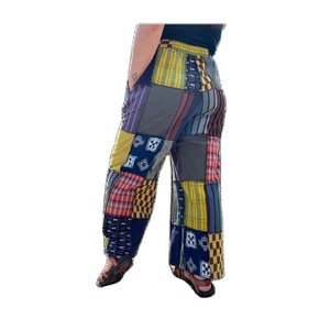 กางเกงขายาวทรงหลวมพิมพ์ลายดอกไม้สไตล์ลำลองสำหรับผู้หญิง ขายส่ง - Product Image 4