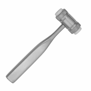 Mead Bone Mallet Martillo quirúrgico de acero inoxidable de 7 pulgadas con cabezas de nailon reemplazables para cirugía dental y ortopédica - Product Image 2