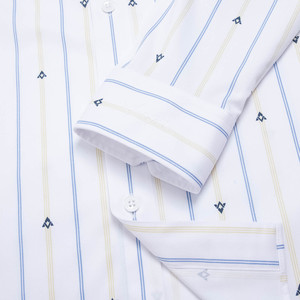 Aristino Chemise rayée bleue pour homme ALS2000Z Vente en gros Prix chaud Produit de qualité supérieure - Product Image 4