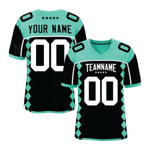 Venta al por mayor de alta calidad de desgaste de fútbol personalizado de los hombres/jóvenes de fútbol americano Jersey personalizado sublimado Rugby Jersey - Product Image 1